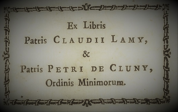 ex-libris Cluny & Lamy